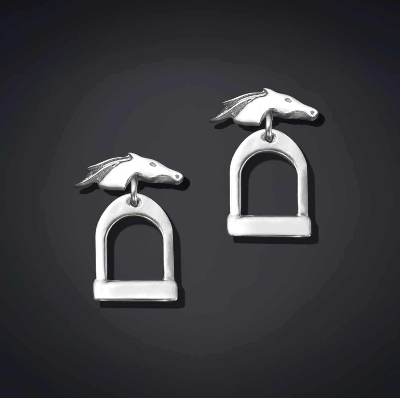 Libertas Stirrup Earrings Sterling Silver