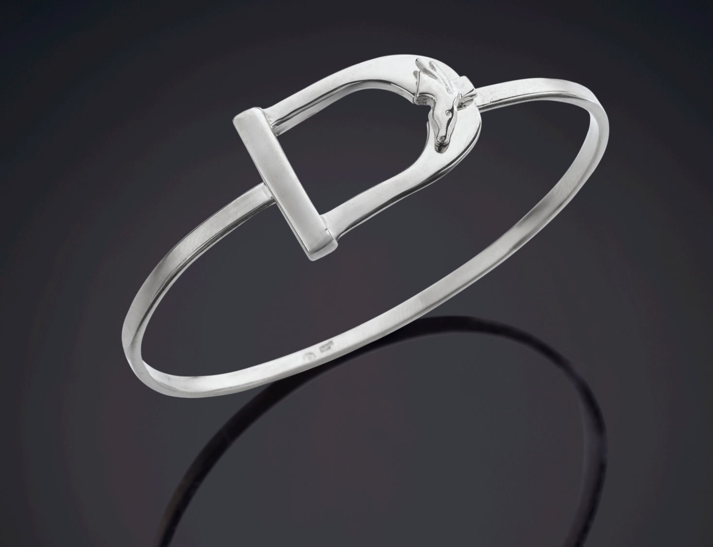 Libertas Stirrup Cuff Sterling Silver