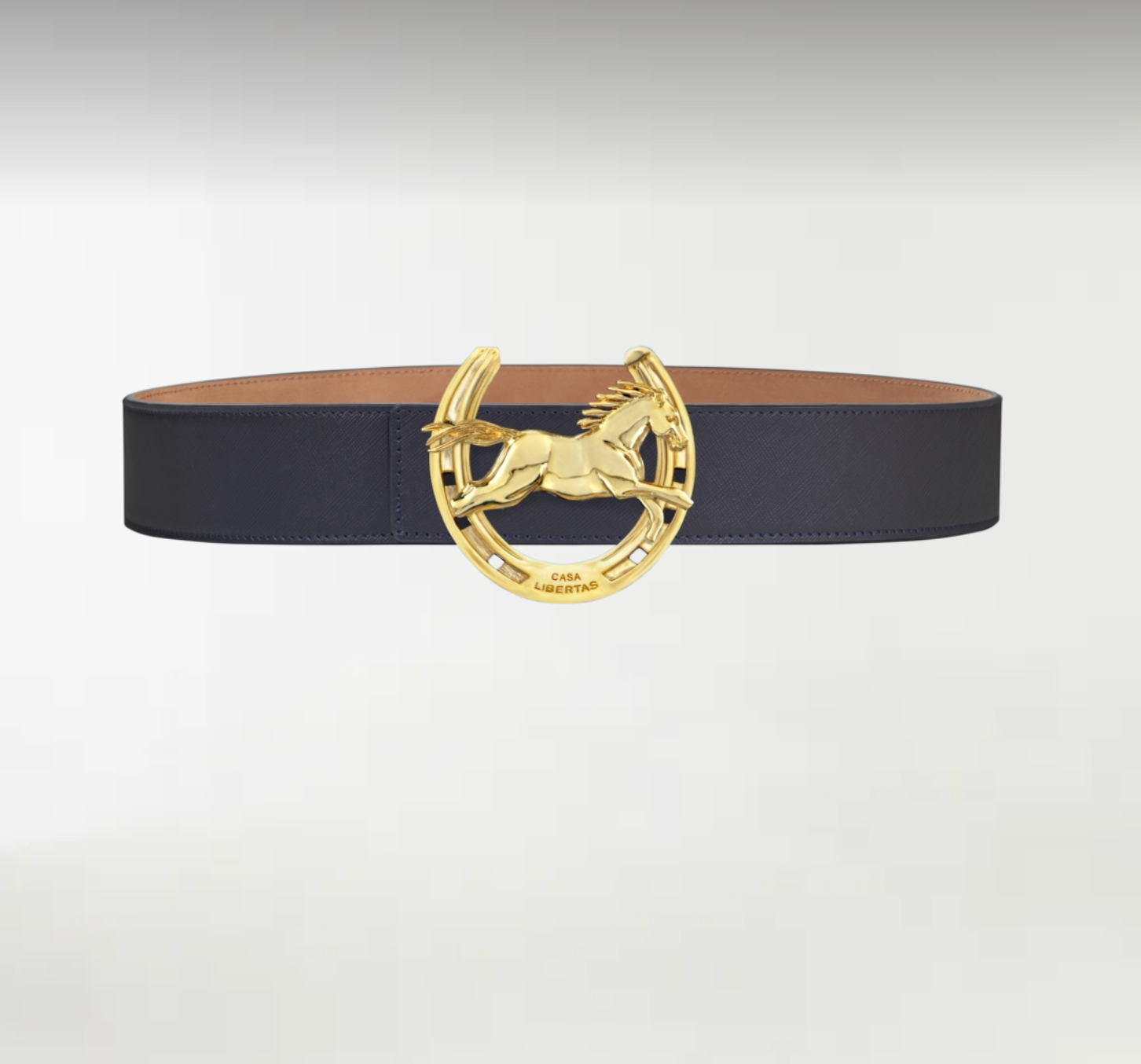 Wild Horse ArtBuckle Large Vermeil Gold