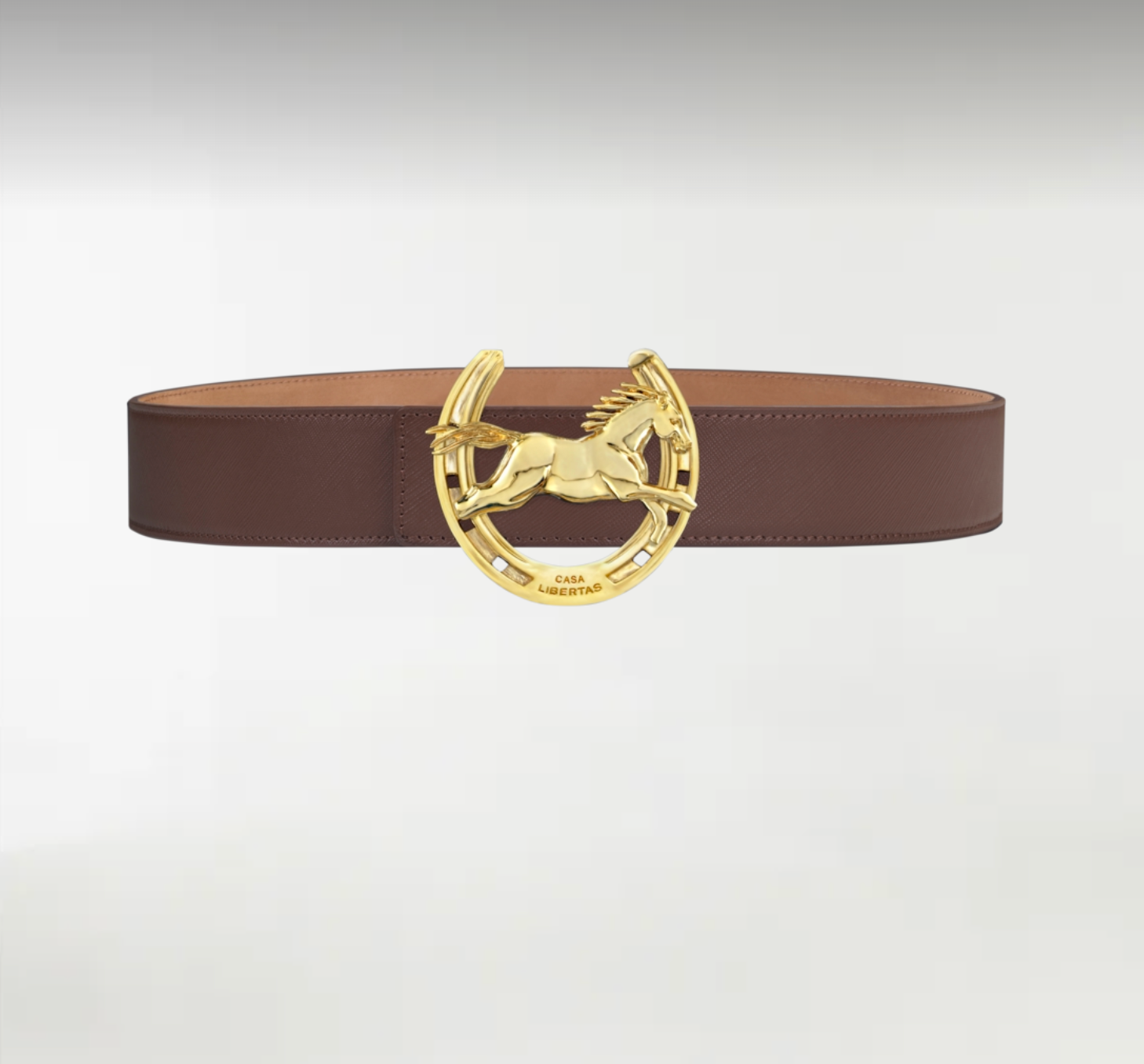 Wild Horse ArtBuckle Large Vermeil Gold