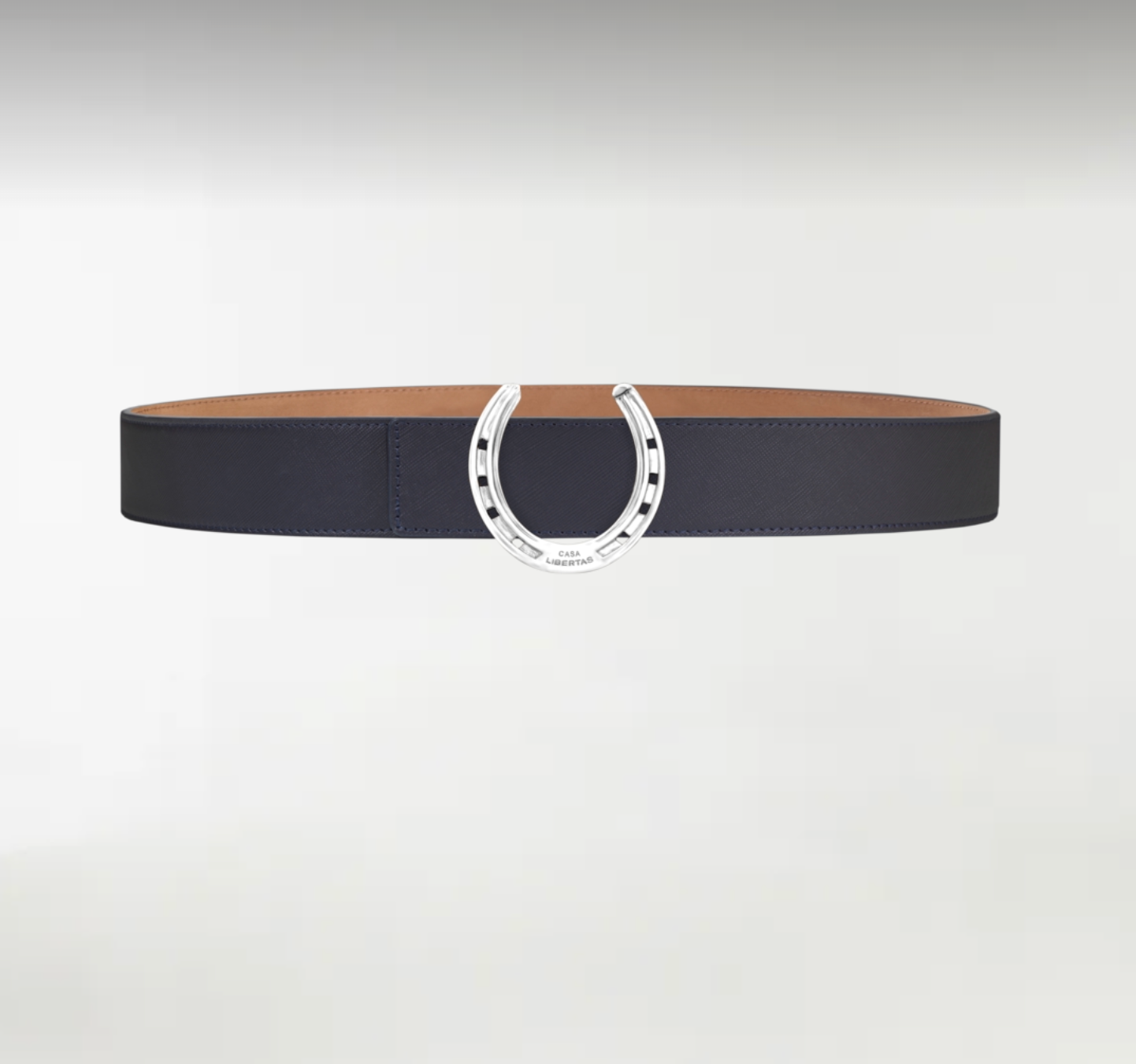 Horseshoe ArtBuckle Pequeño Plata de Ley Rodiada