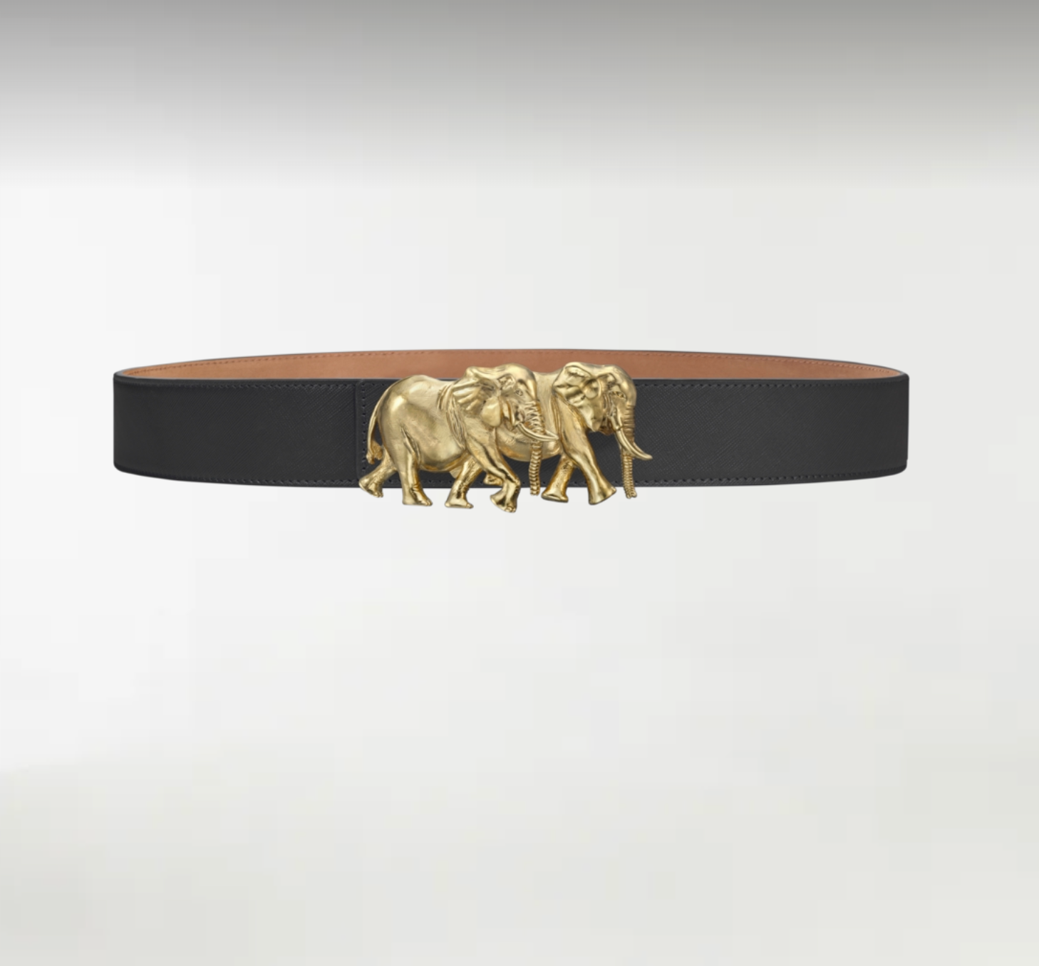 Elephants ArtBuckle Pequeño Oro Vermeil