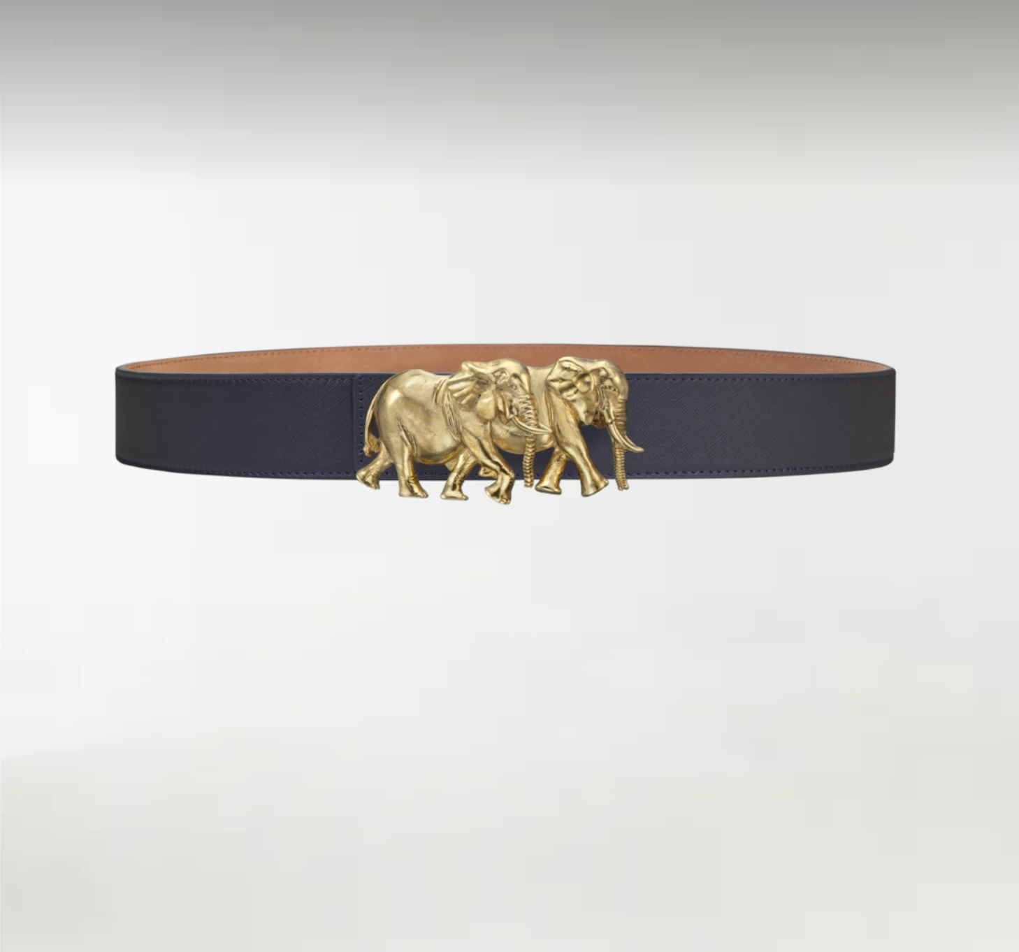 Elephants ArtBuckle Pequeño Oro Vermeil