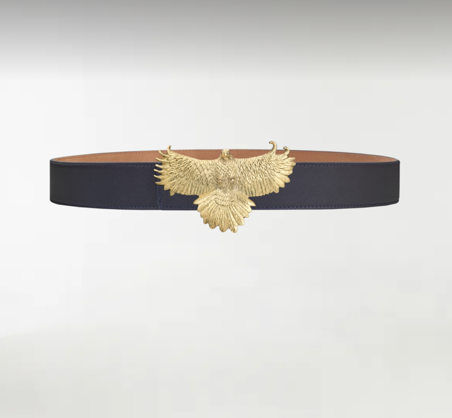 Eagle ArtBuckle Pequeño Oro Vermeil