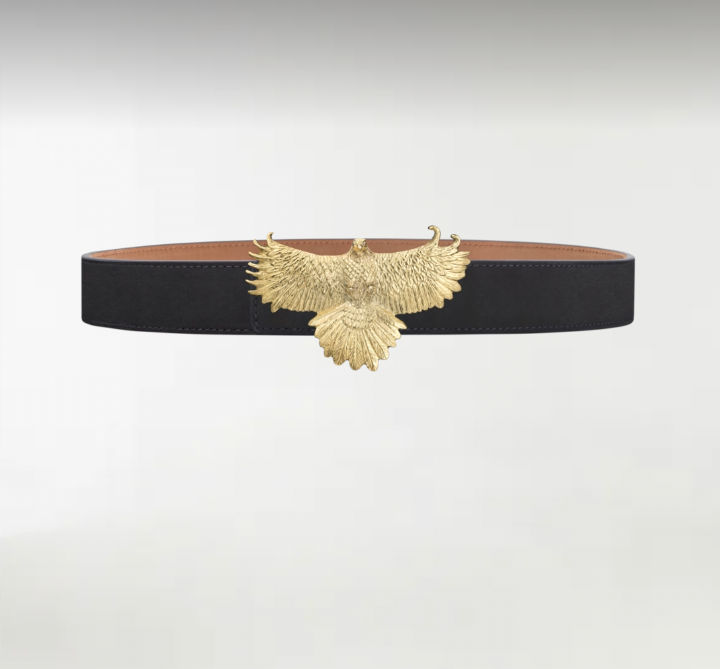 Eagle ArtBuckle Pequeño Oro Vermeil
