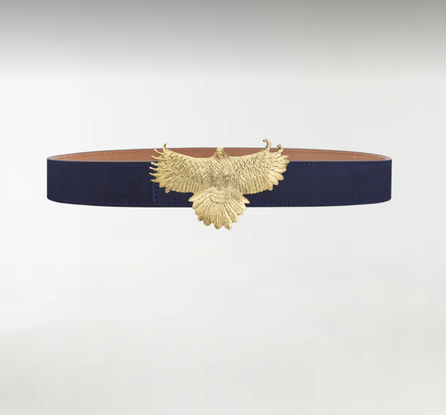 Eagle ArtBuckle Pequeño Oro Vermeil