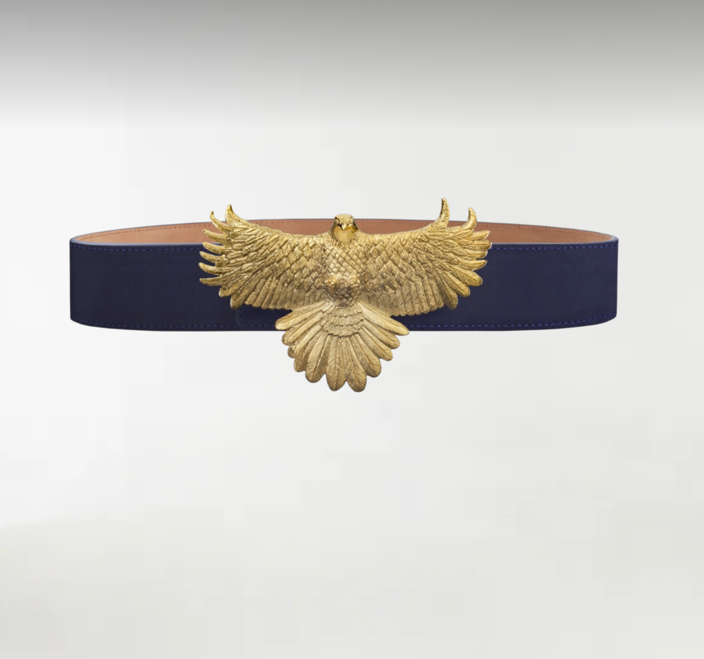 Eagle ArtBuckle Grande Oro Vermeil