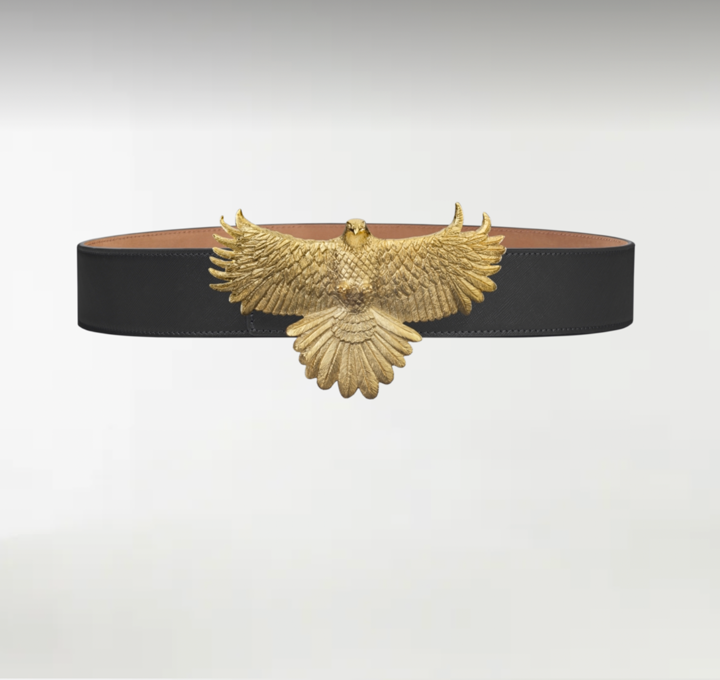 Eagle ArtBuckle Grande Oro Vermeil