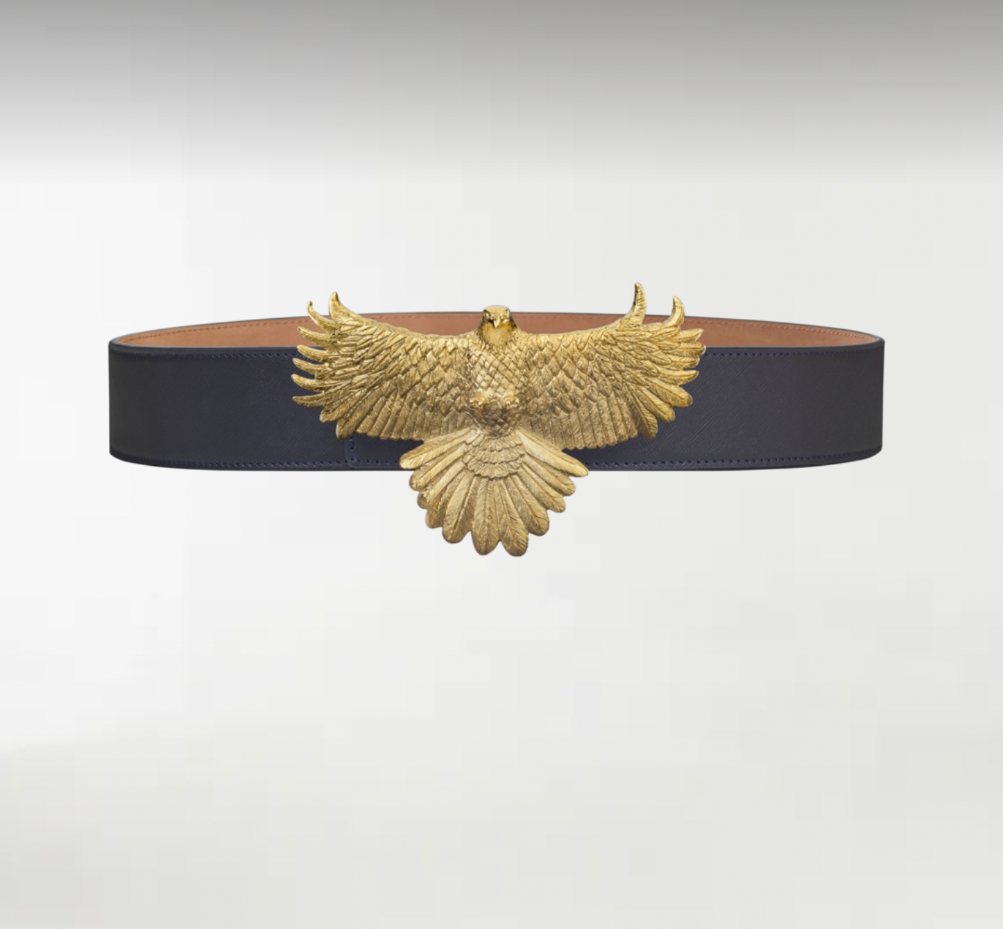 Eagle ArtBuckle Grande Oro Vermeil