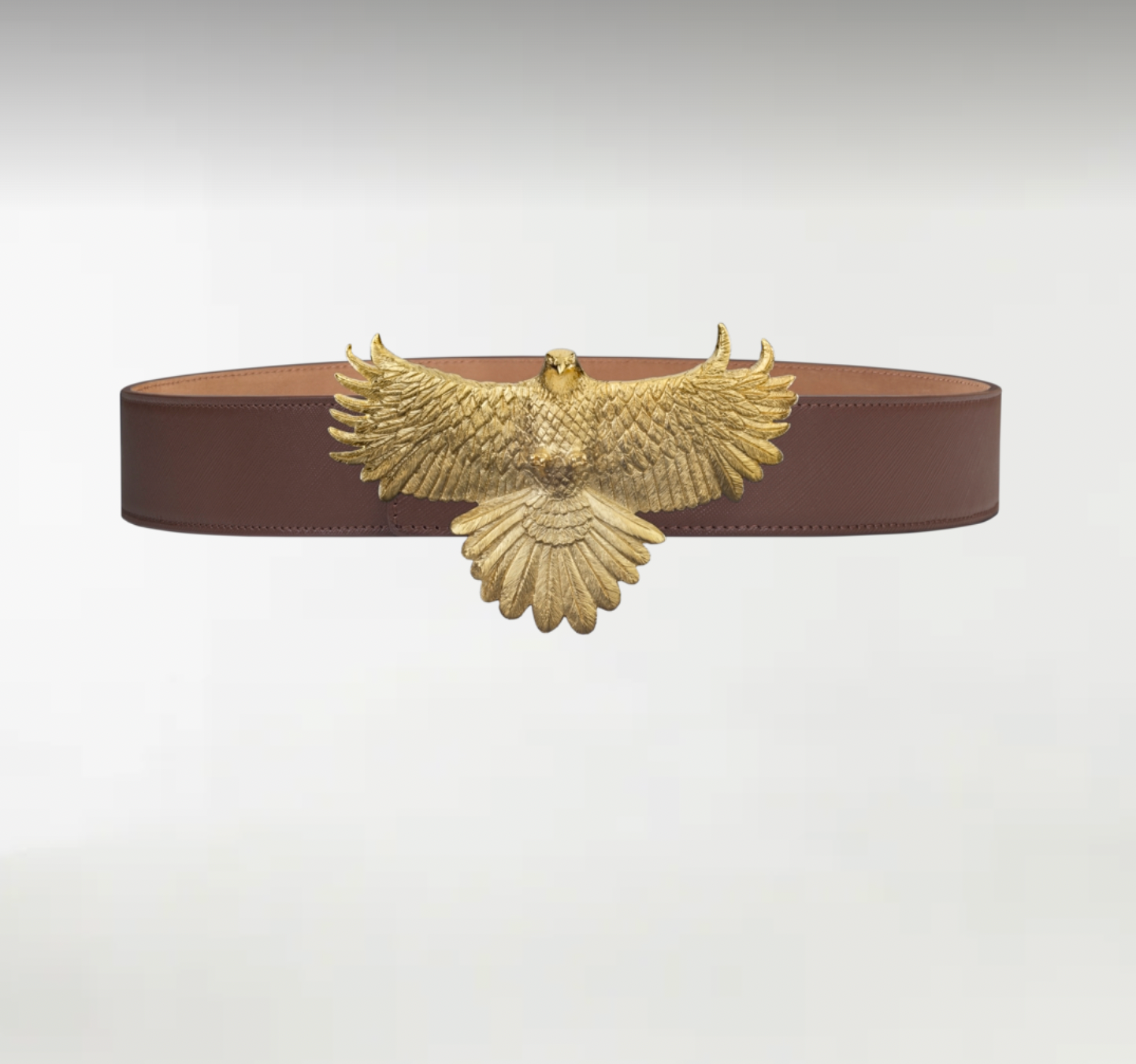 Eagle ArtBuckle Grande Oro Vermeil