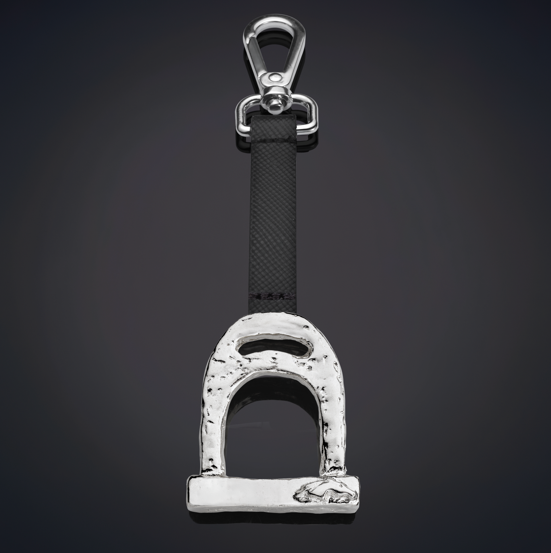 Stirrup Hammered Charm