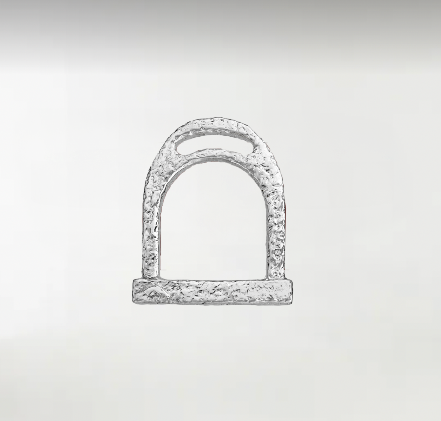 Stirrup ArtBuckle Large Sterling Silver