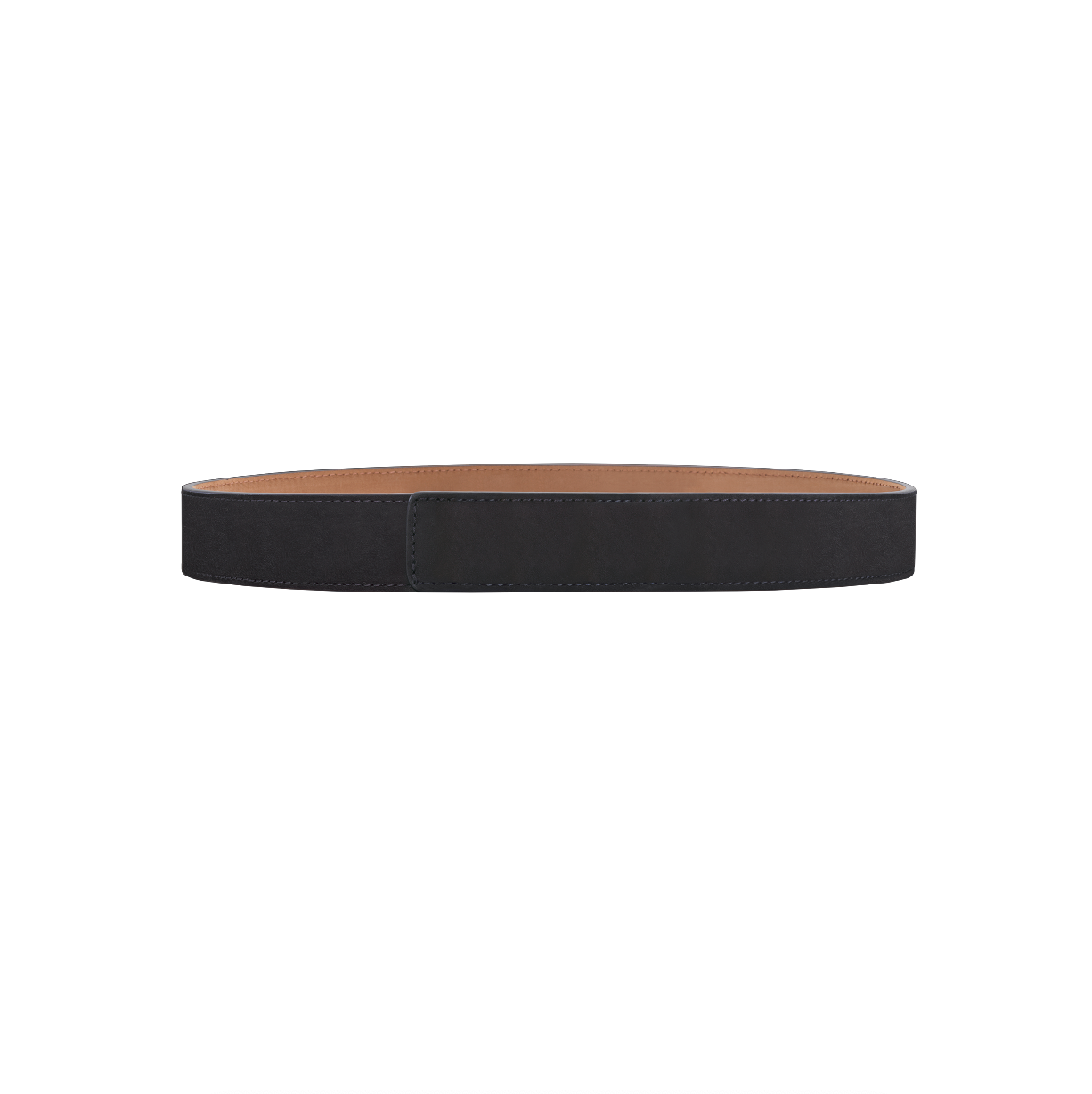 Nubuck Black Leather Strap