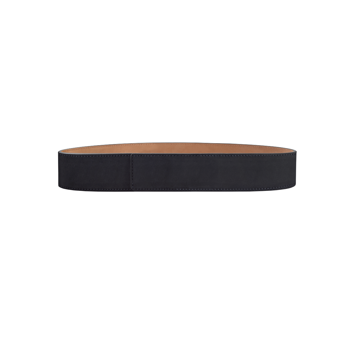 Nubuck Black Leather Strap