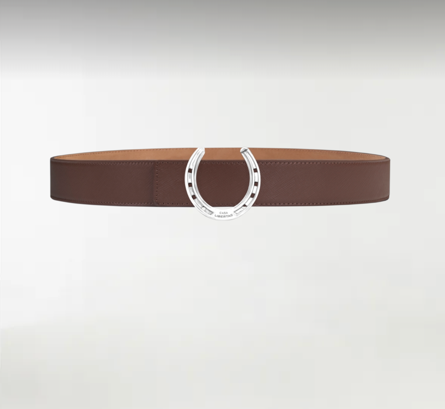 Horseshoe ArtBuckle Pequeño Plata de Ley Rodiada